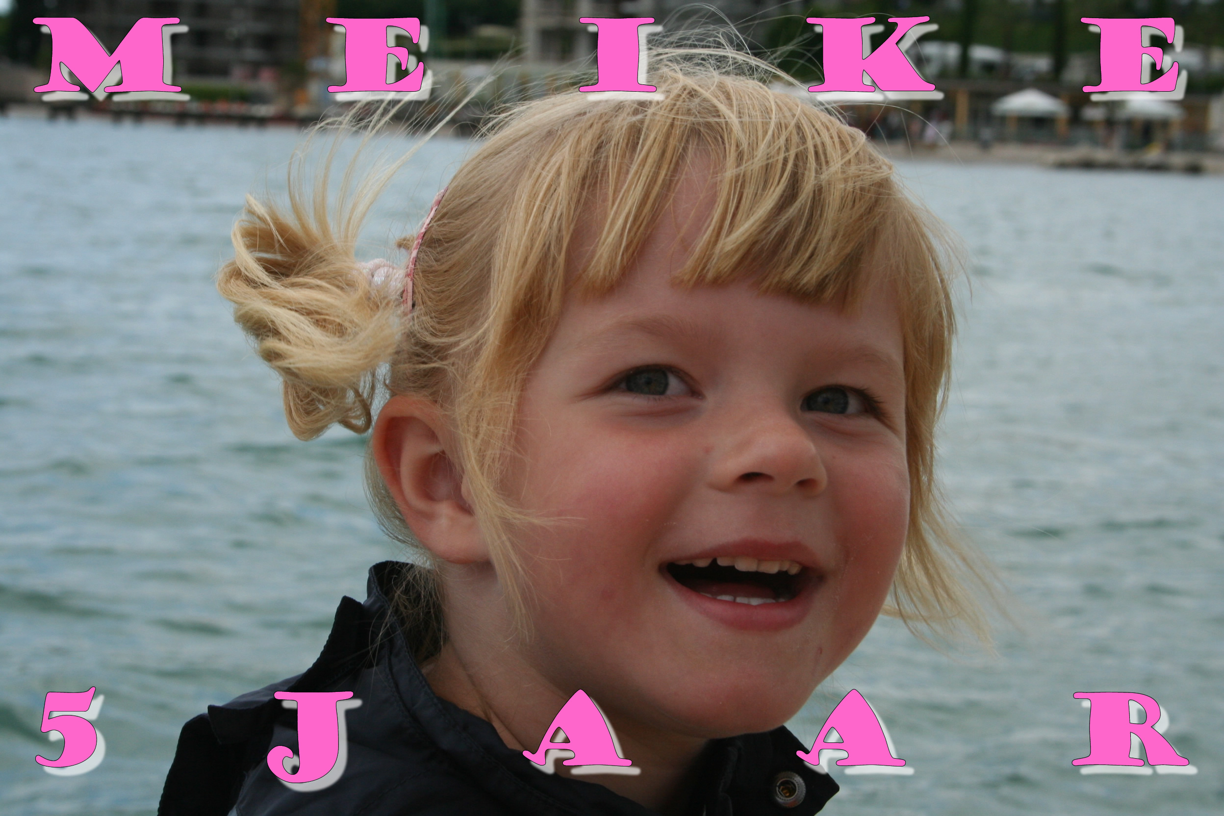 Meike 5 jaar!