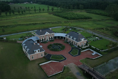 Huis vanuit de lucht